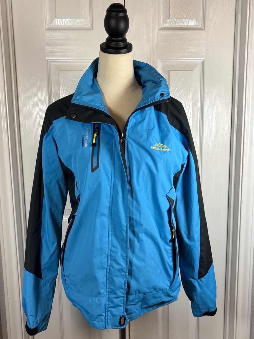 Women's Blue and Black Jacket